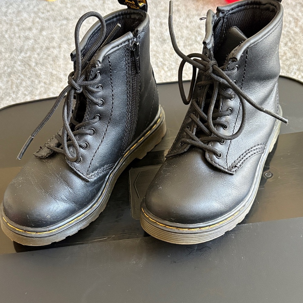 Dr. Martens kids black boots